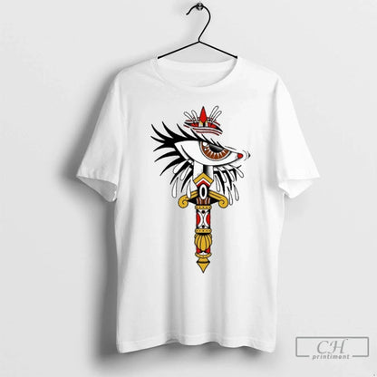 Premium Stray From Path Tattoo Eye Dagger Tank Top Stylish Art