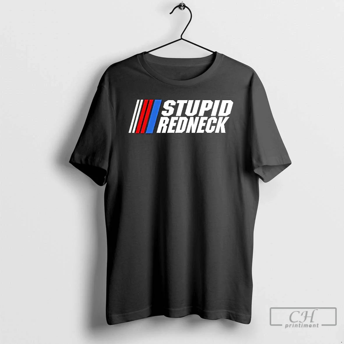 Premium Stupid Redneck Nascar Logo Long Sleeve Designer Design