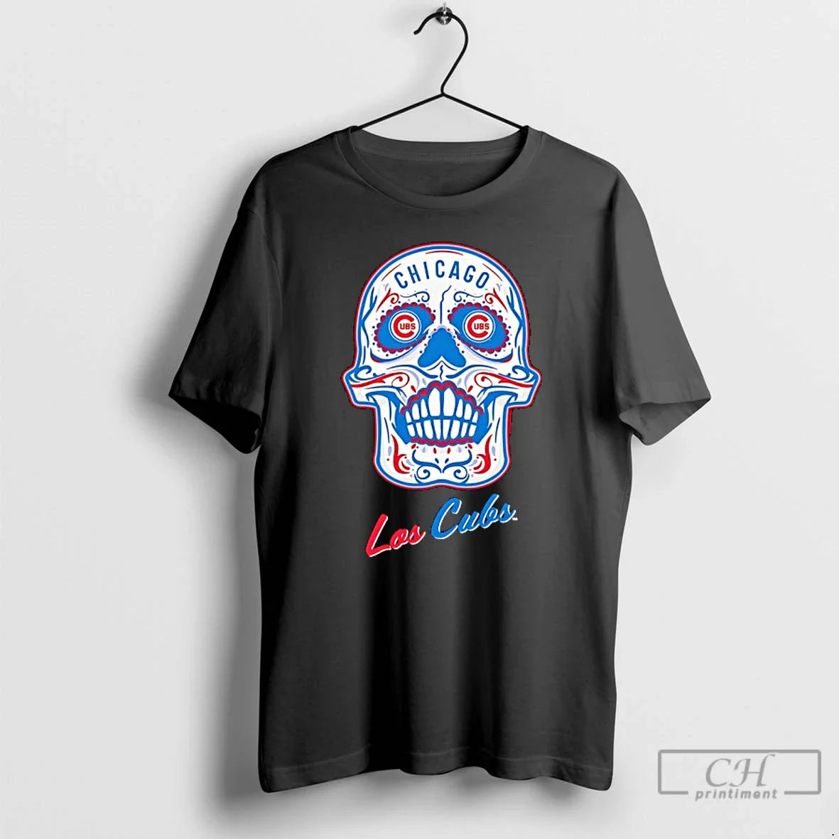 Premium Sugar Skull Los Chicago Cubs Tee Classic Merch