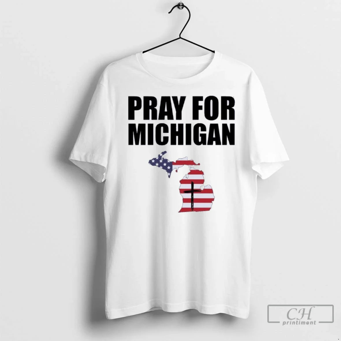 Premium Support Grand Blanc Michigan Shooting Prayer Hoodie Stylish