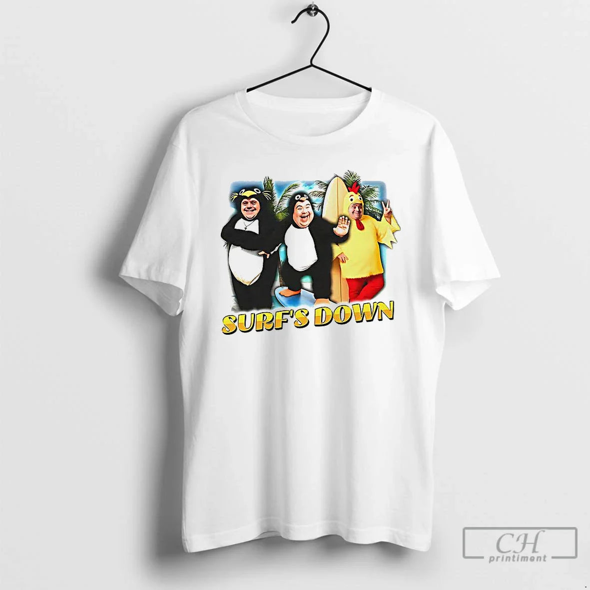 Premium Surfs Down Surfs Down Parody T Shirts Tank Top Modern Look