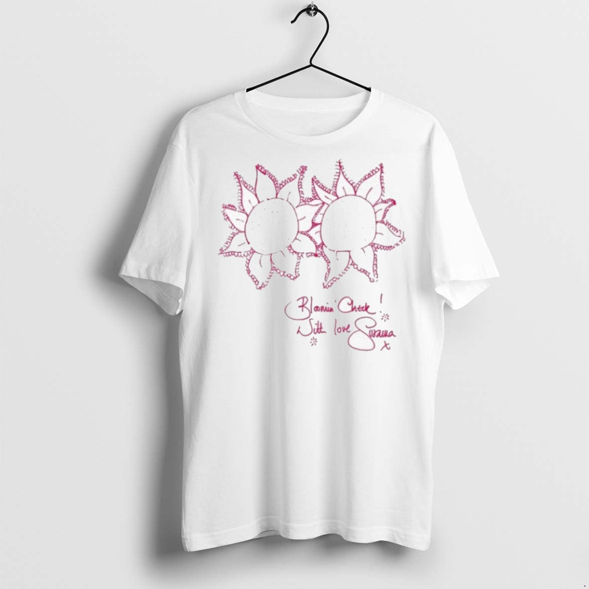 Premium Susanna Reid Bloomin Check Sitt Love T Shirts Tee Vintage