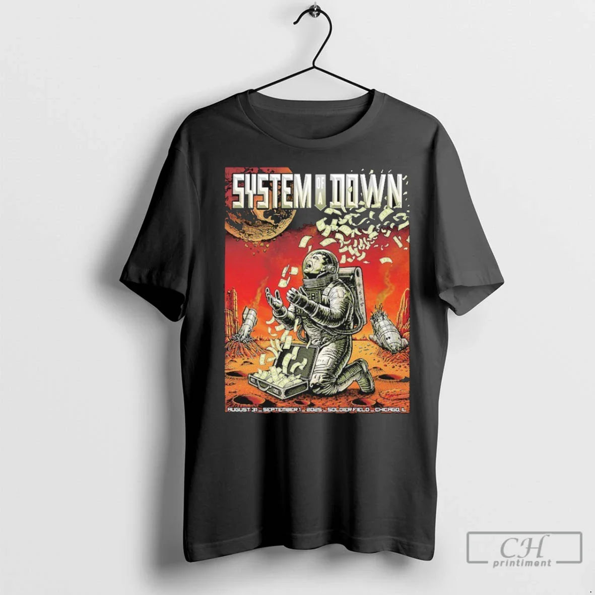 Premium System Down Event Soldier Field Chicago Il August 31 Shirt