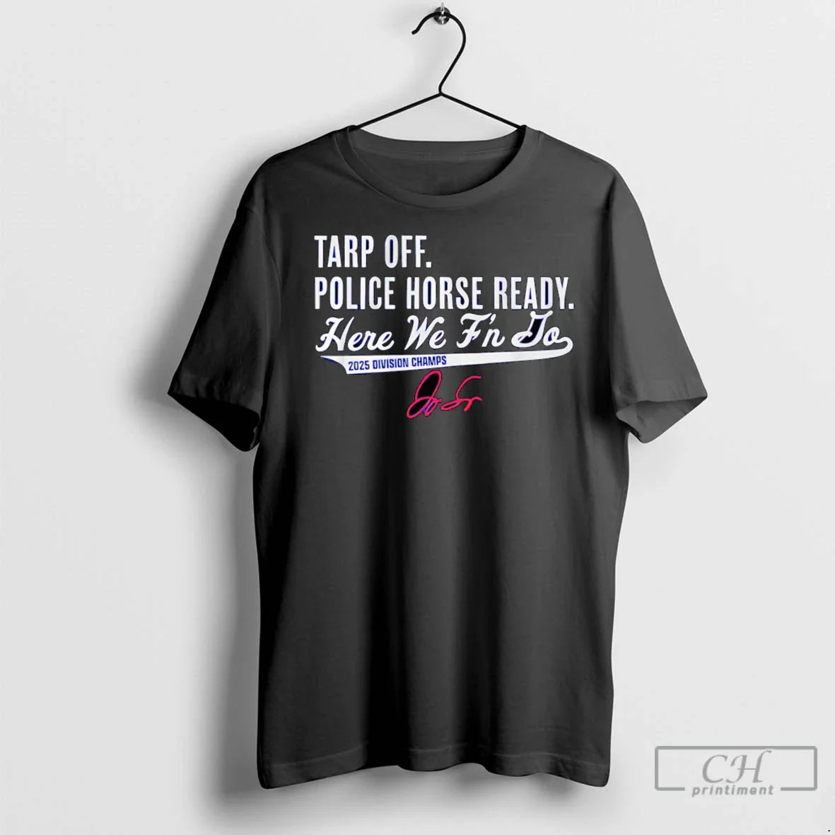Premium Tarp Off Police Horse Ready George Springer Hoodie Elegant