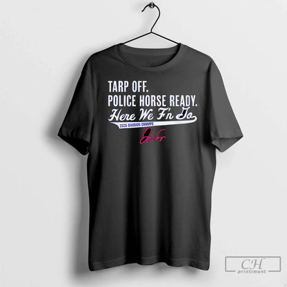 Premium Tarp Off Police Horse Ready George Springer Hoodie Elegant