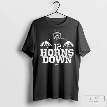Premium Texas Am Aggies All Day Horns Down Tee Classic Look
