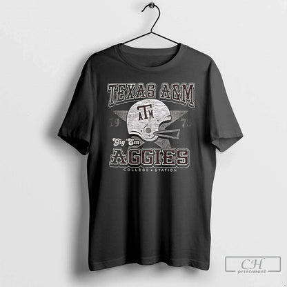 Premium Texas Am Aggies Football 1970S Gigem T Shirts TShirt Premium