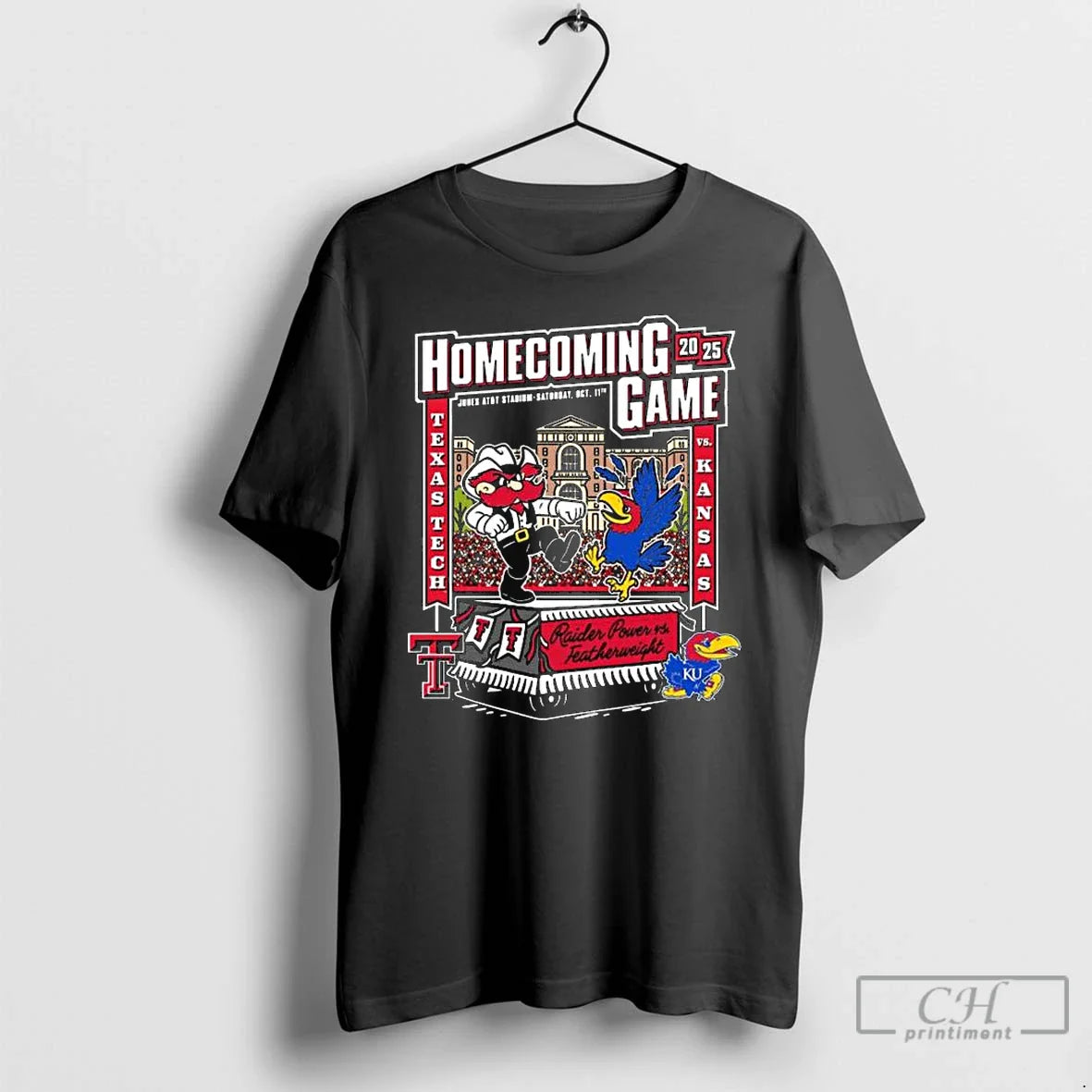 Premium Texas Tech Red Raiders Vs Kansas Jayhawks Raider Power