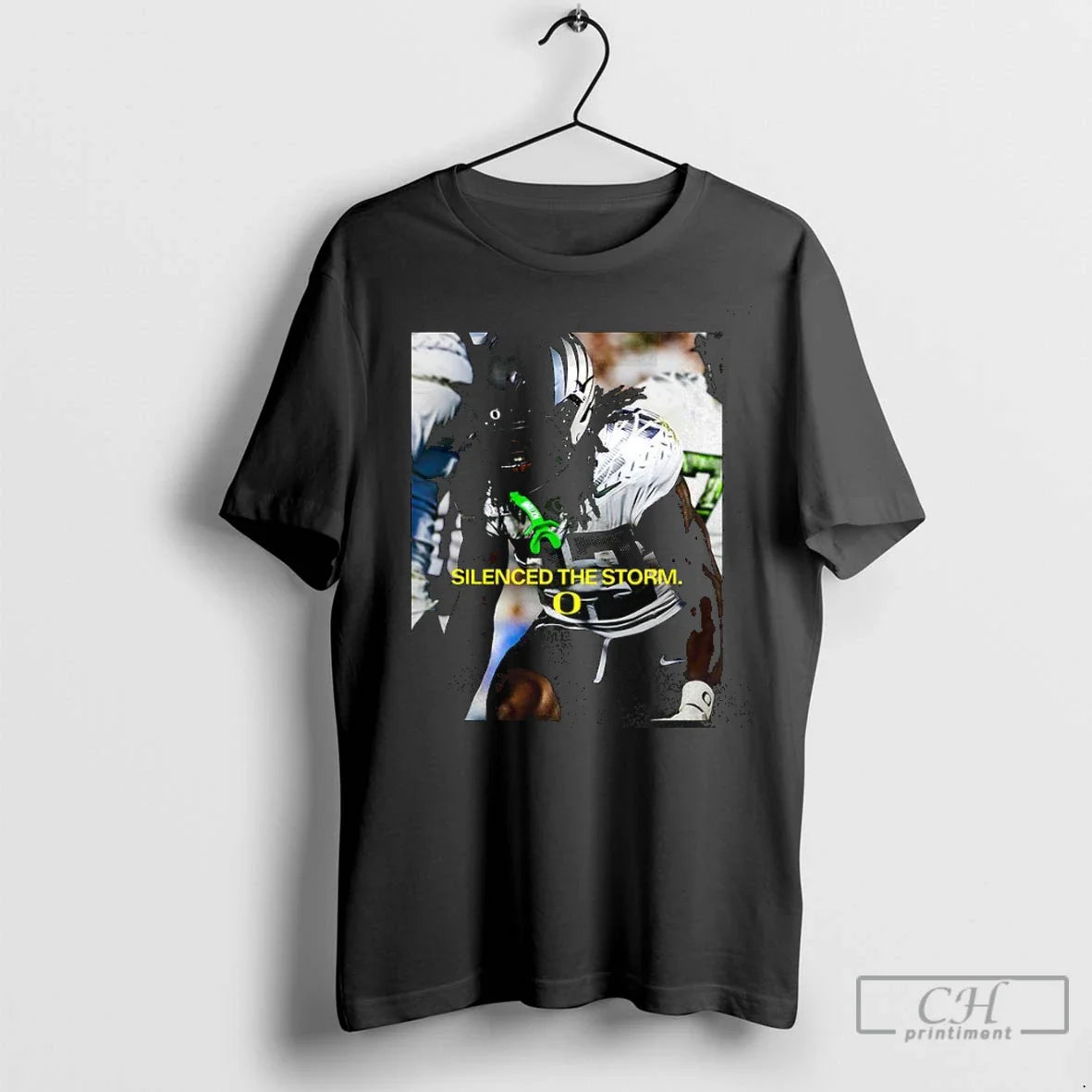 Premium Tez Johnson Oregon Ducks Football Silenced Storm Tee Elegant