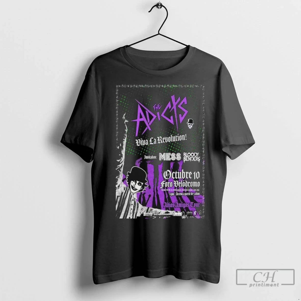 Premium Adicts Adios Amigos Tour Mexico Oct 10 2025 Tee Classic