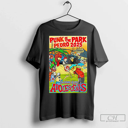 Premium Adolescents Punk Park San Pedro 2025 TShirt Authentic Design
