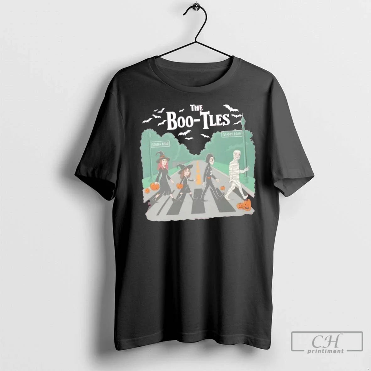 Premium Boo Tles Scabby Road Halloween Parody TShirt Vintage Outfit