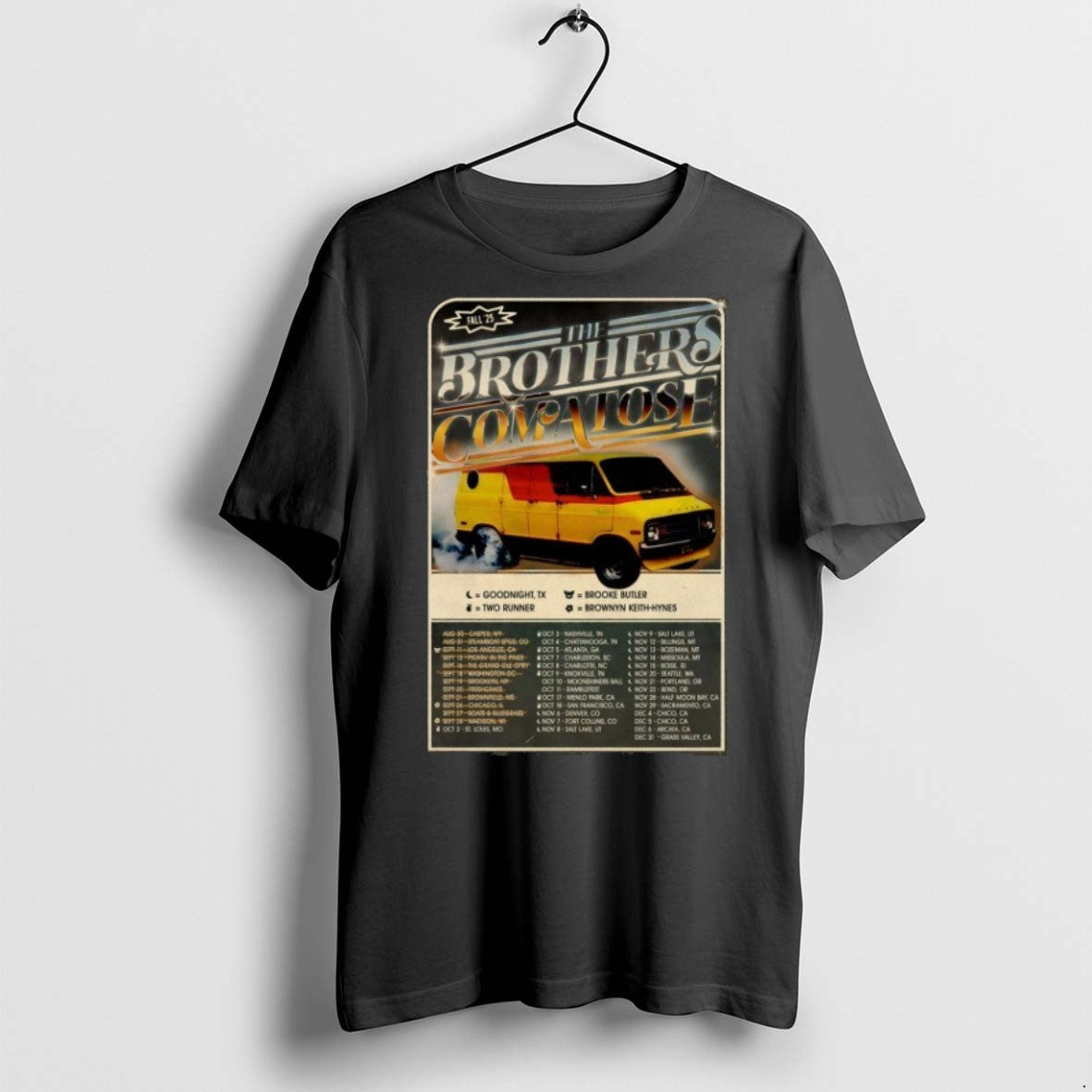 Premium Brothers Comatose Fall Tour 2025 Dates T Shirts Sweatshirt
