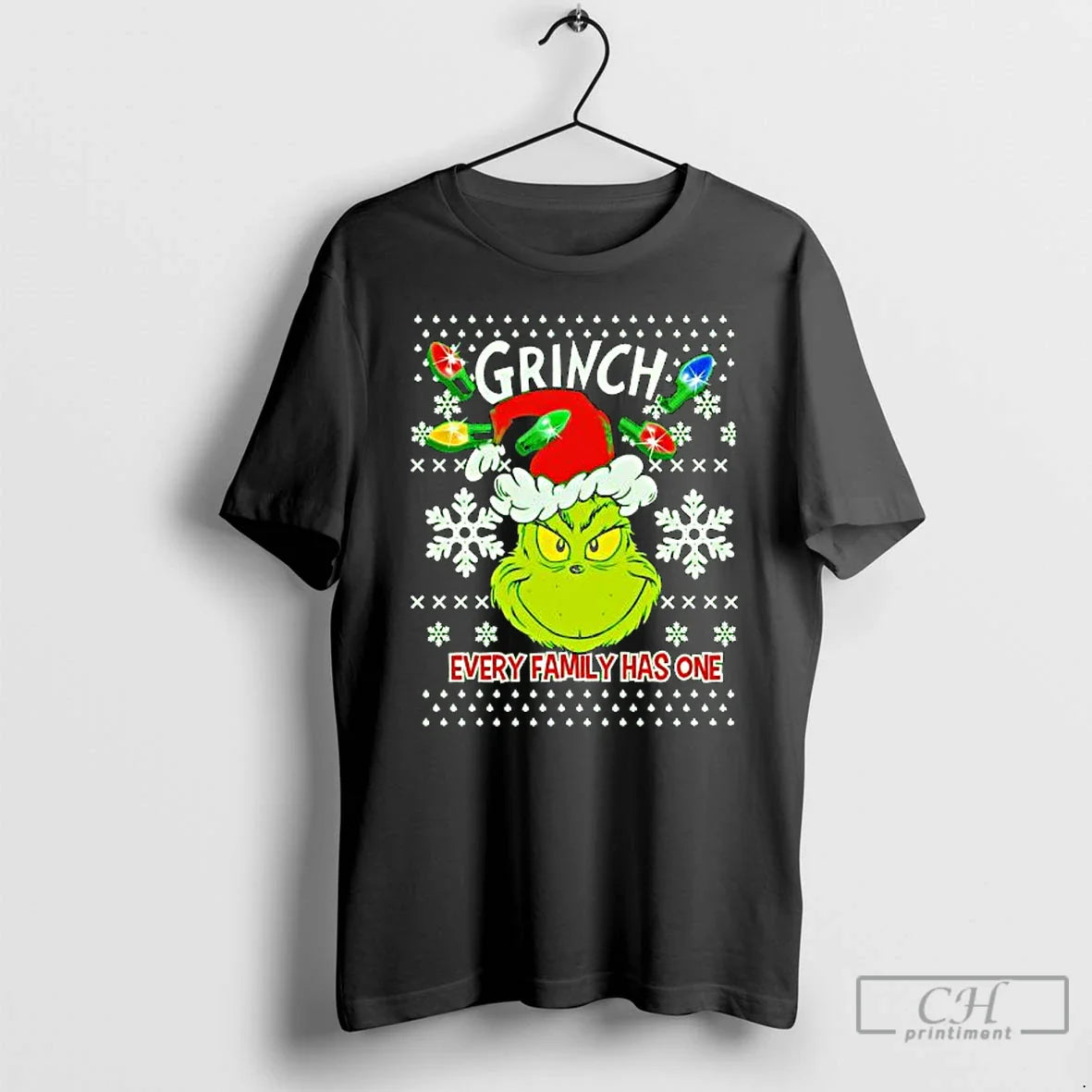 Premium Grinch Every Family Has One 2025 Long Sleeve Classic Merch