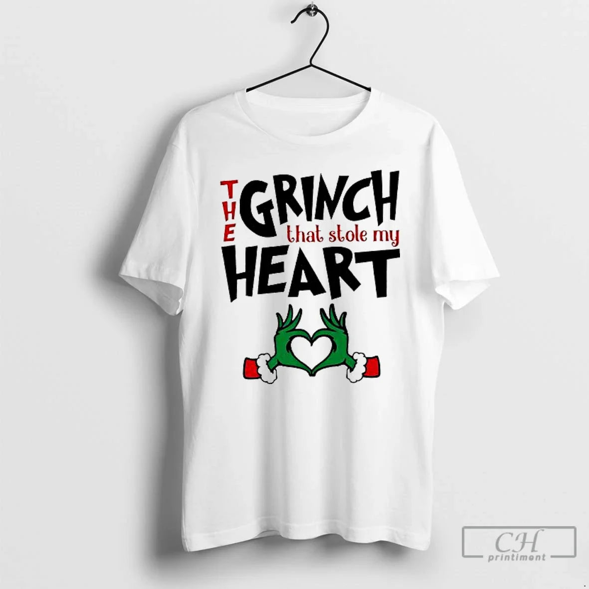 Premium Grinch That Stole My Heart Couple Matching Tee Vintage Look