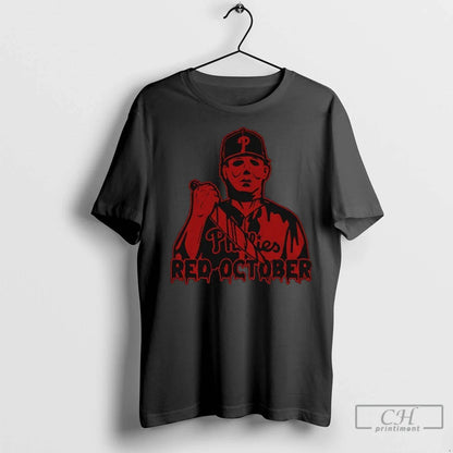 Premium Hunt Red October Philadelphia Phillies Mlb Baseball Halloween