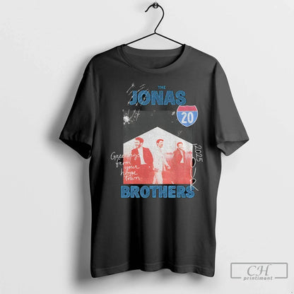 Premium Jonas Brothers Greetings From Your Home Town 2025 Tee