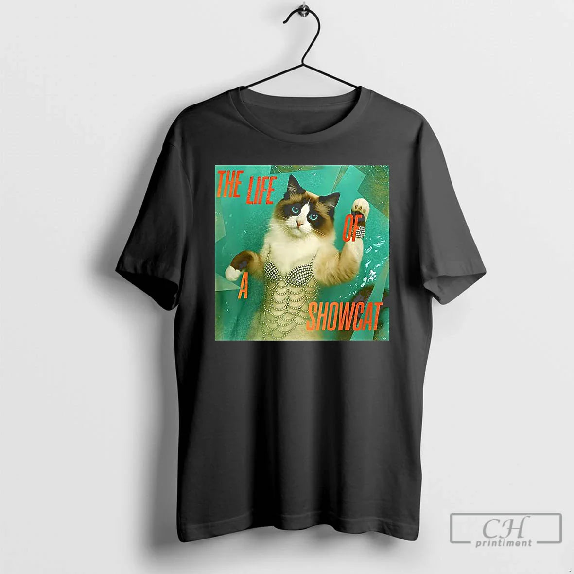 Premium Life Showcat Trendy Showcat 2025 T Shirts TShirt Modern Outfit