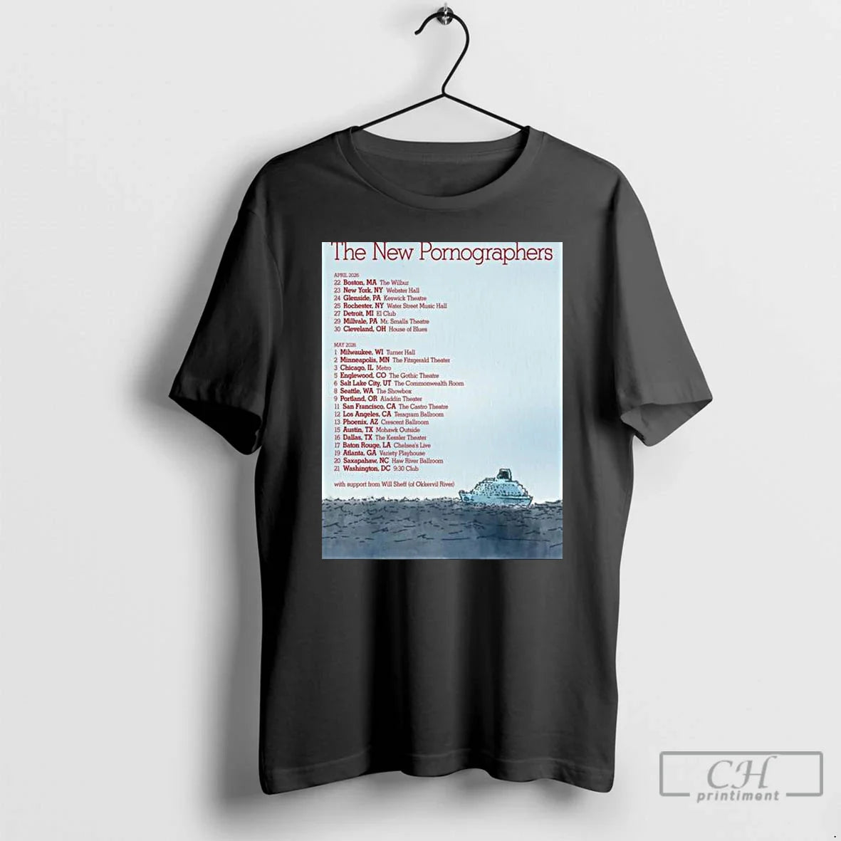 Premium New Pornographers April May Tour 2026 Sweatshirt Exclusive