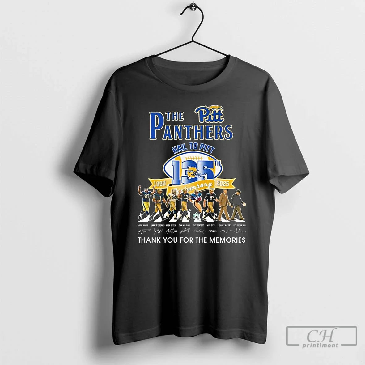 Premium Panthers Hail To Pitt 1890 2025 135Th Anniversary Thank You