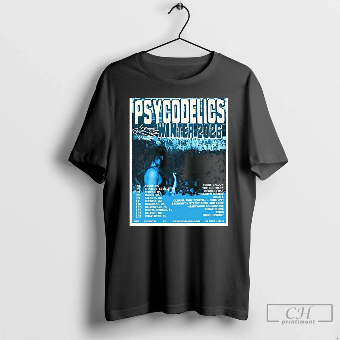 Premium Psycodelics Winter Tour 2026 Dates Long Sleeve Unique Apparel