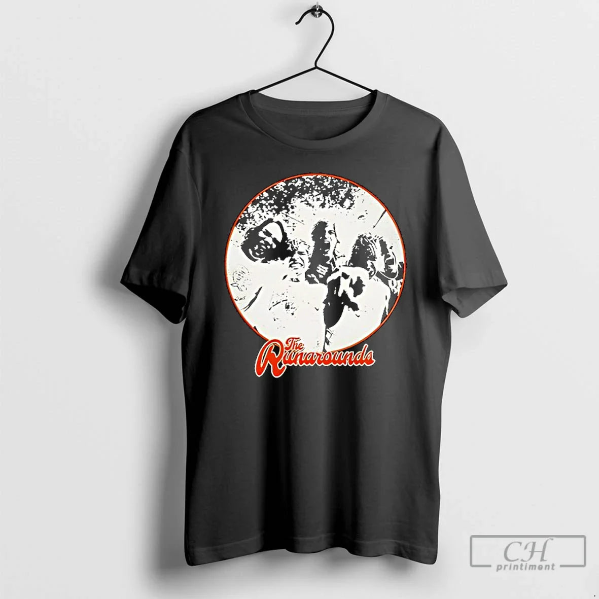 Premium Runarounds Round Photo T Shirts TShirt Retro Design