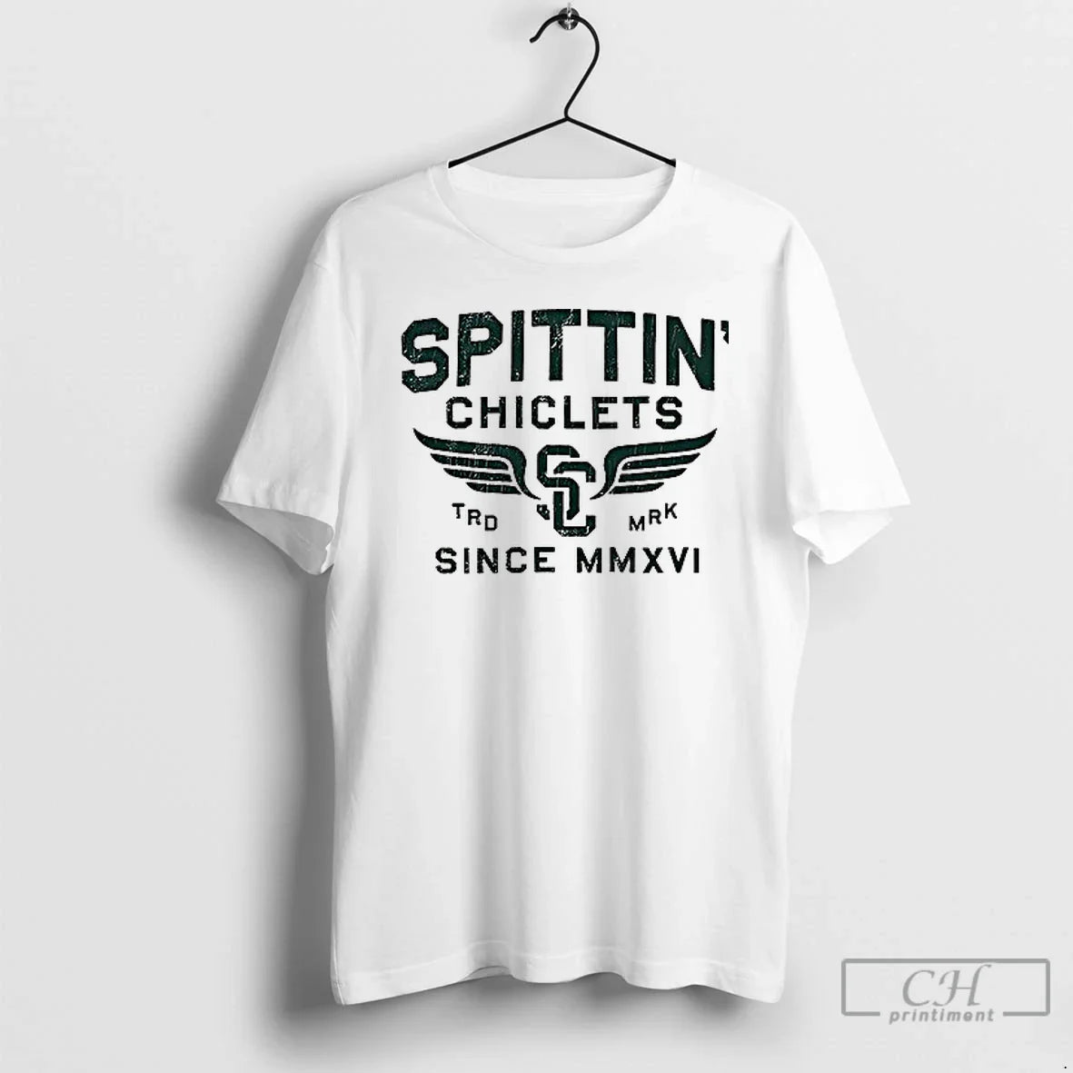 Premium Spittin Chiclets Since 2016 Wings Logo T Shirts Sweatshirt