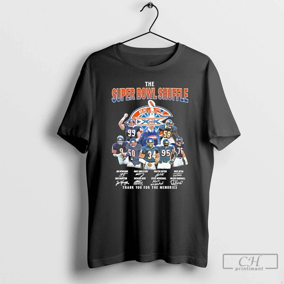 Premium Super Bowl Shuffle Team Player Signature Thank You Memories T