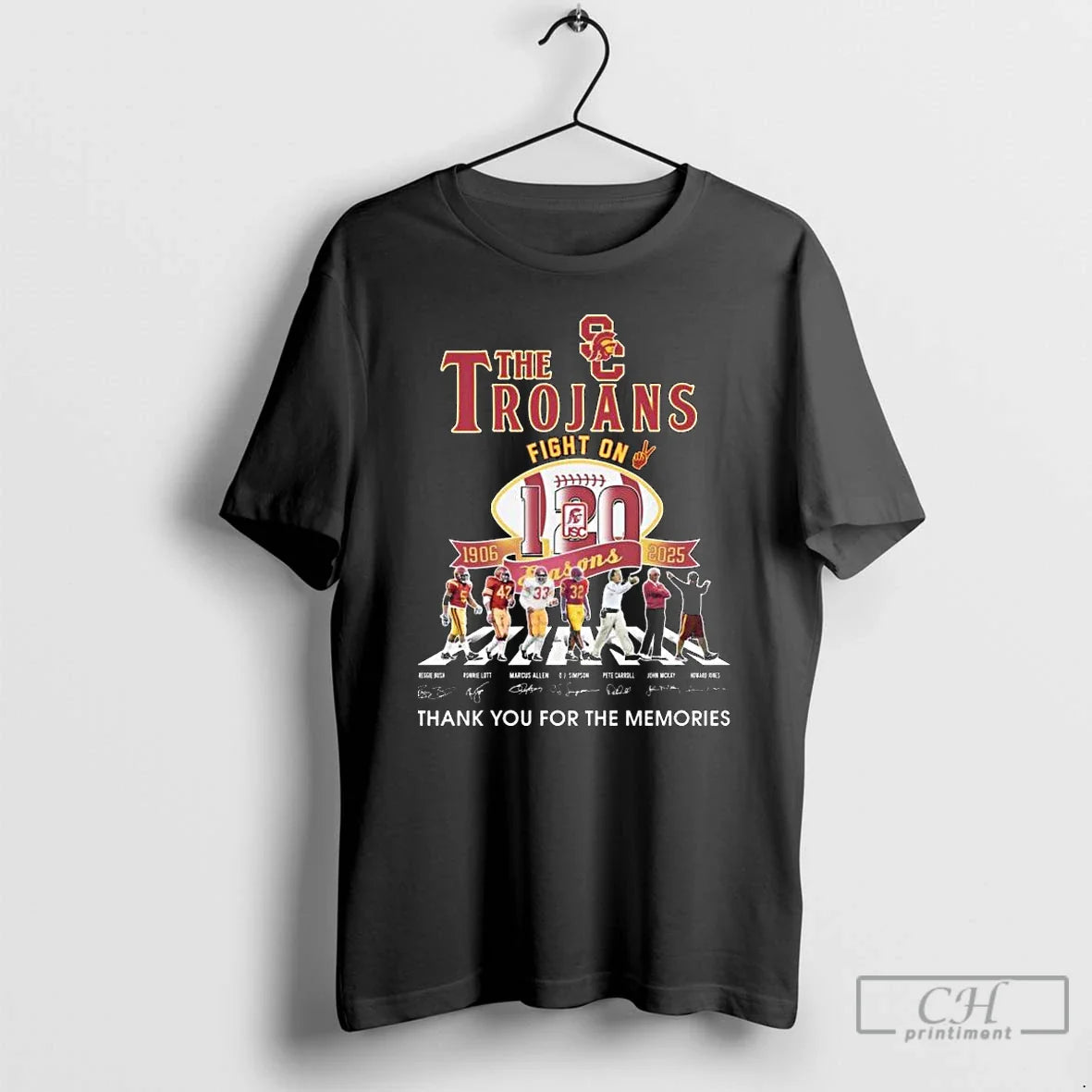 Premium Trojans Fight 1906 2025 Season Thank You Memories Signatures