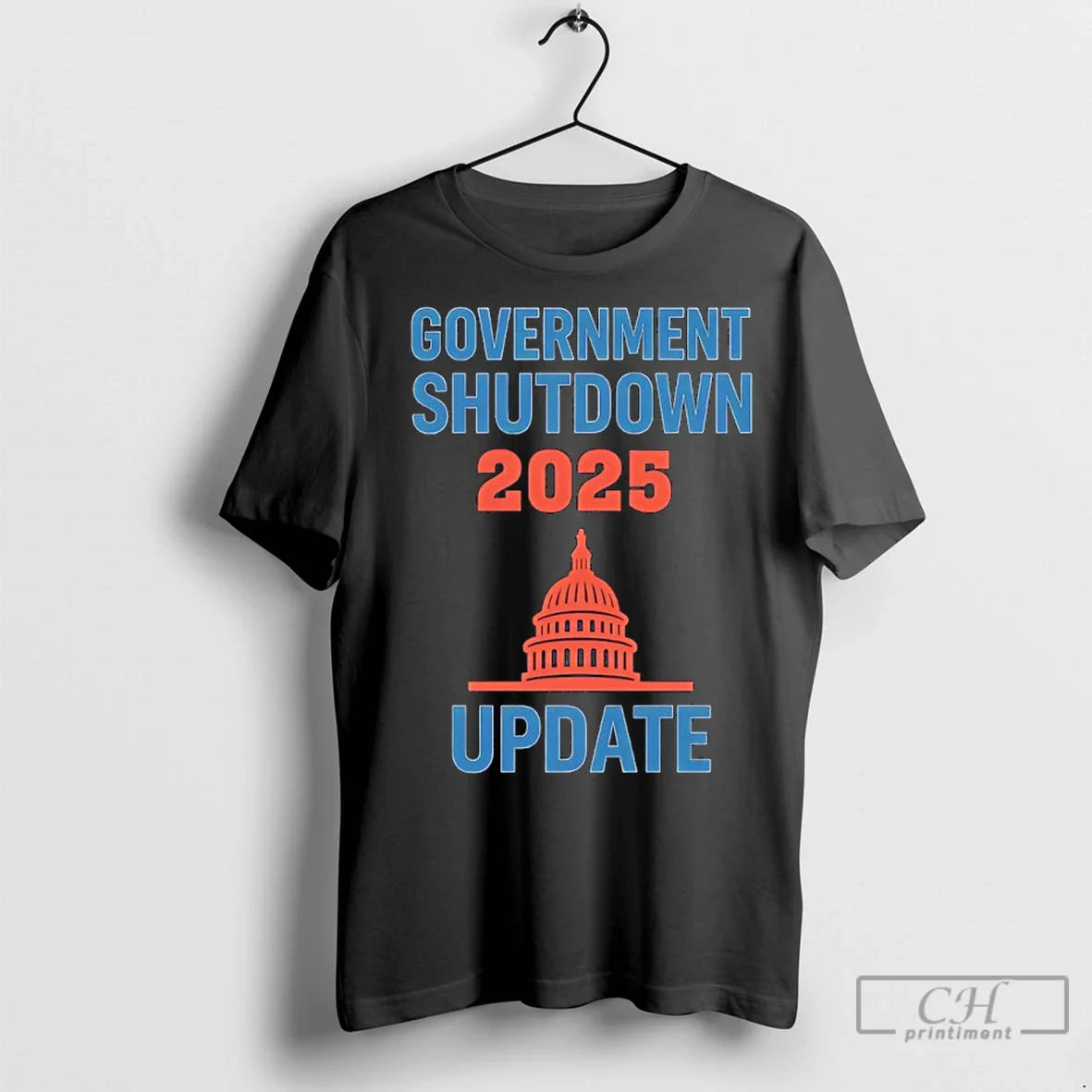 Premium White House Government Shutdown 2025 Update American Flag