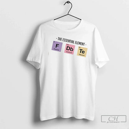 Premium Essential Element F Fluorine Db Dubnium Te Tellurium Tank Top