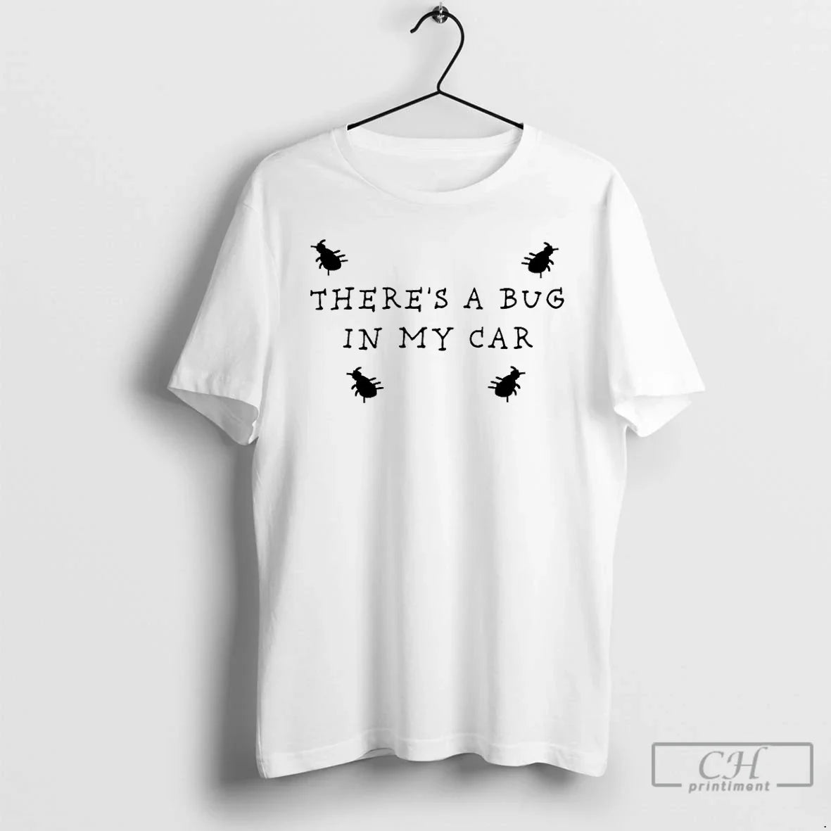 Premium Theres Bug My Car T Shirts Tee Vintage Design