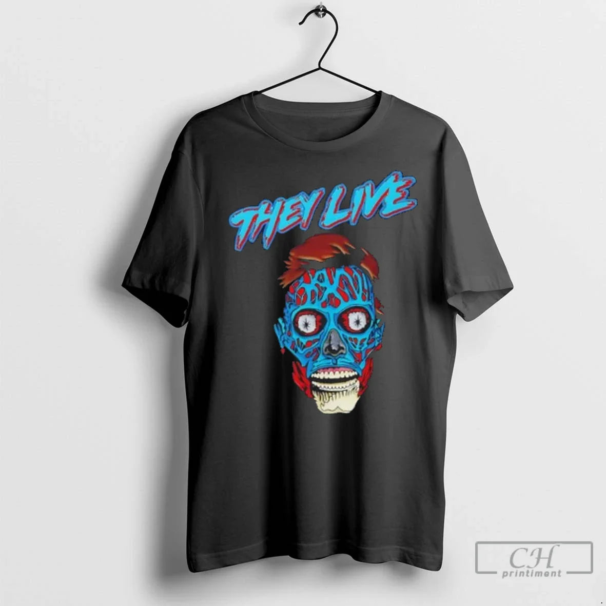 Premium They Live Alien Sci Fi Horror Tank Top Classic Fashion