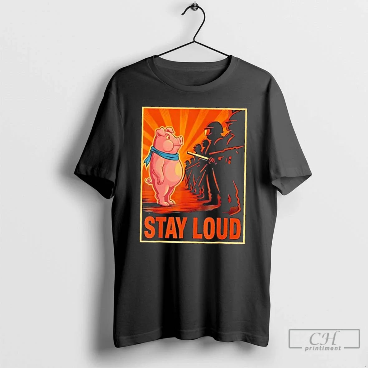 Premium This Piggy Wont Be Quiet Stay Loud Hoodie Designer Style