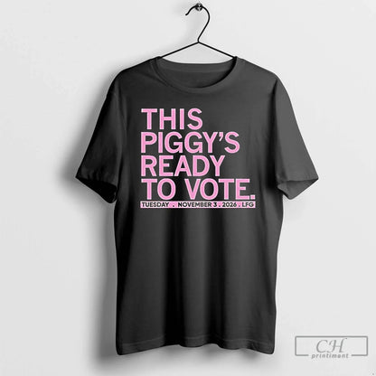 Premium This Piggys Ready To Vote 2026 Tank Top Retro Style