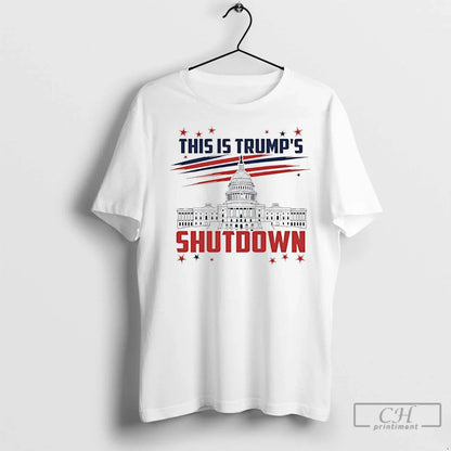 Premium This Is Trumps White House Government Shutdown 2025 Tee