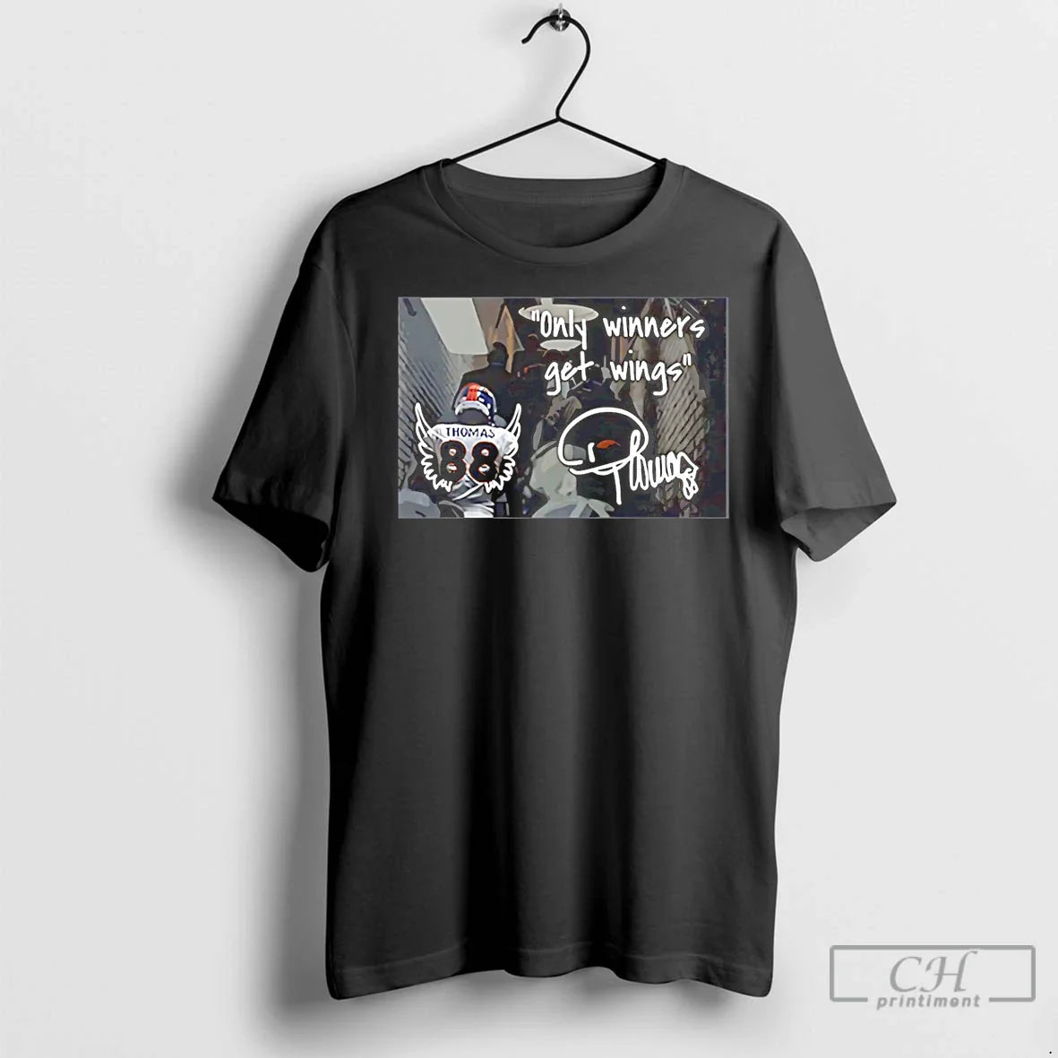 Premium Thomas 88 Only Winners Get Wings Signature TShirt Vintage