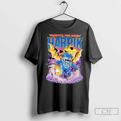 Premium Thoughtful Three Horned Harpik Sweatshirt Authentic Art