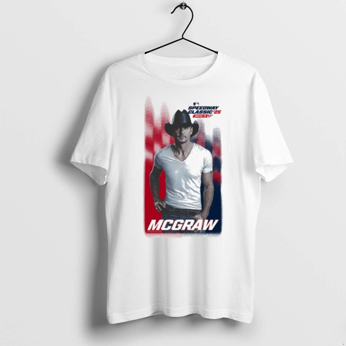 Premium Tim Mcgraw X Mlb Speedway 2025 T Shirts Sweatshirt Elegant