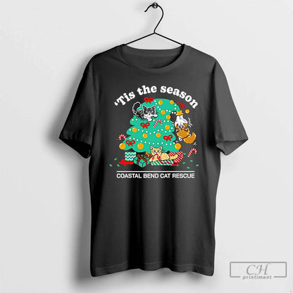 Premium Tis Season Coastal Bend Cat Rescue Hoodie Designer Apparel