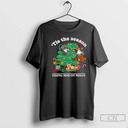 Premium Tis Season Cats Coastal Bend Cat Rescue Sweatshirt Classic