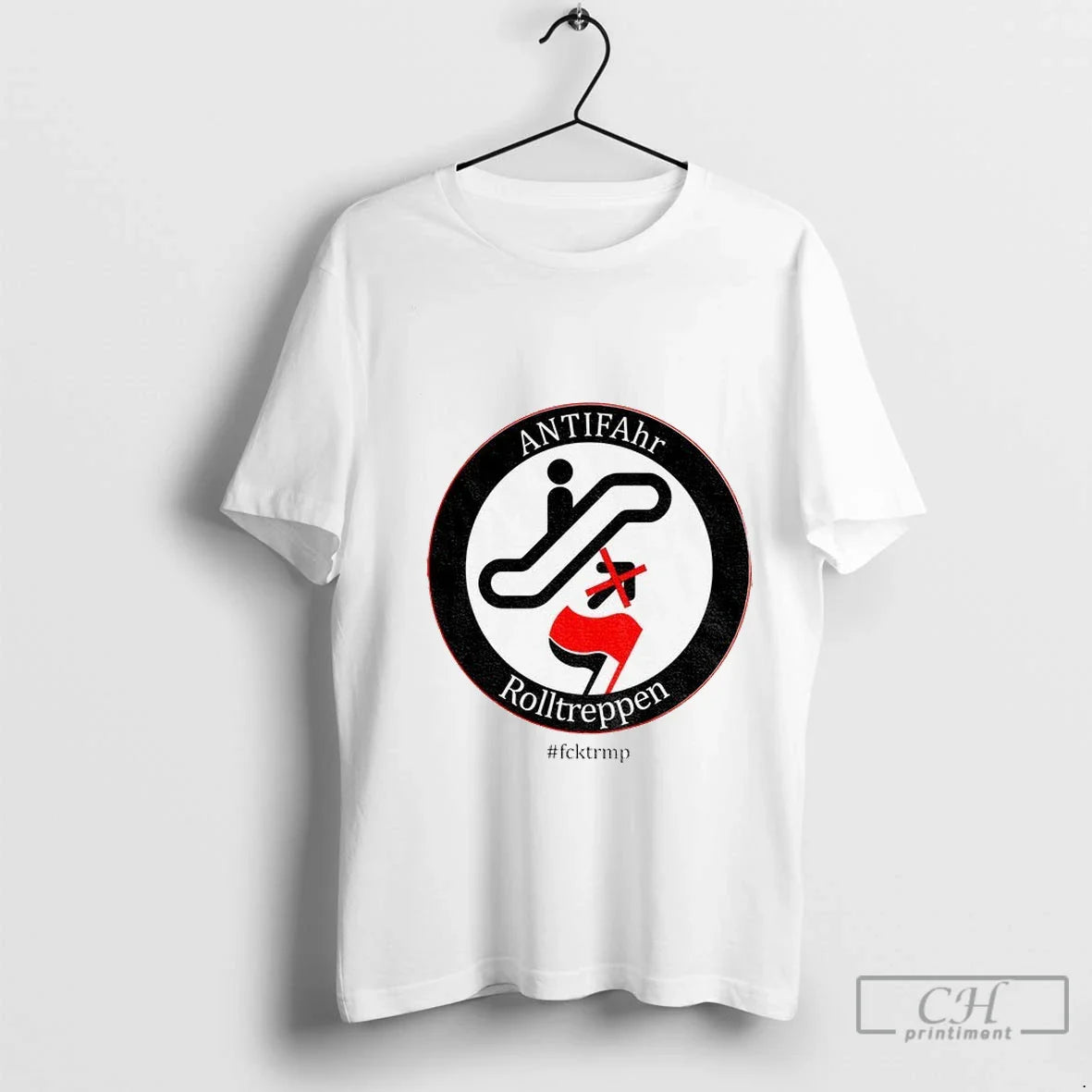 Premium Trump Escalator Antifa Fuck Truump Sweatshirt Vintage Design