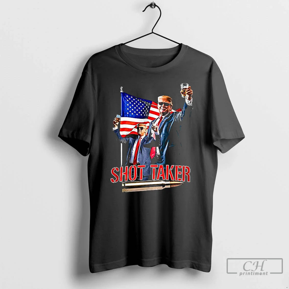 Premium Trump Shot Taker Patriotic T Shirts Hoodie Classic Look