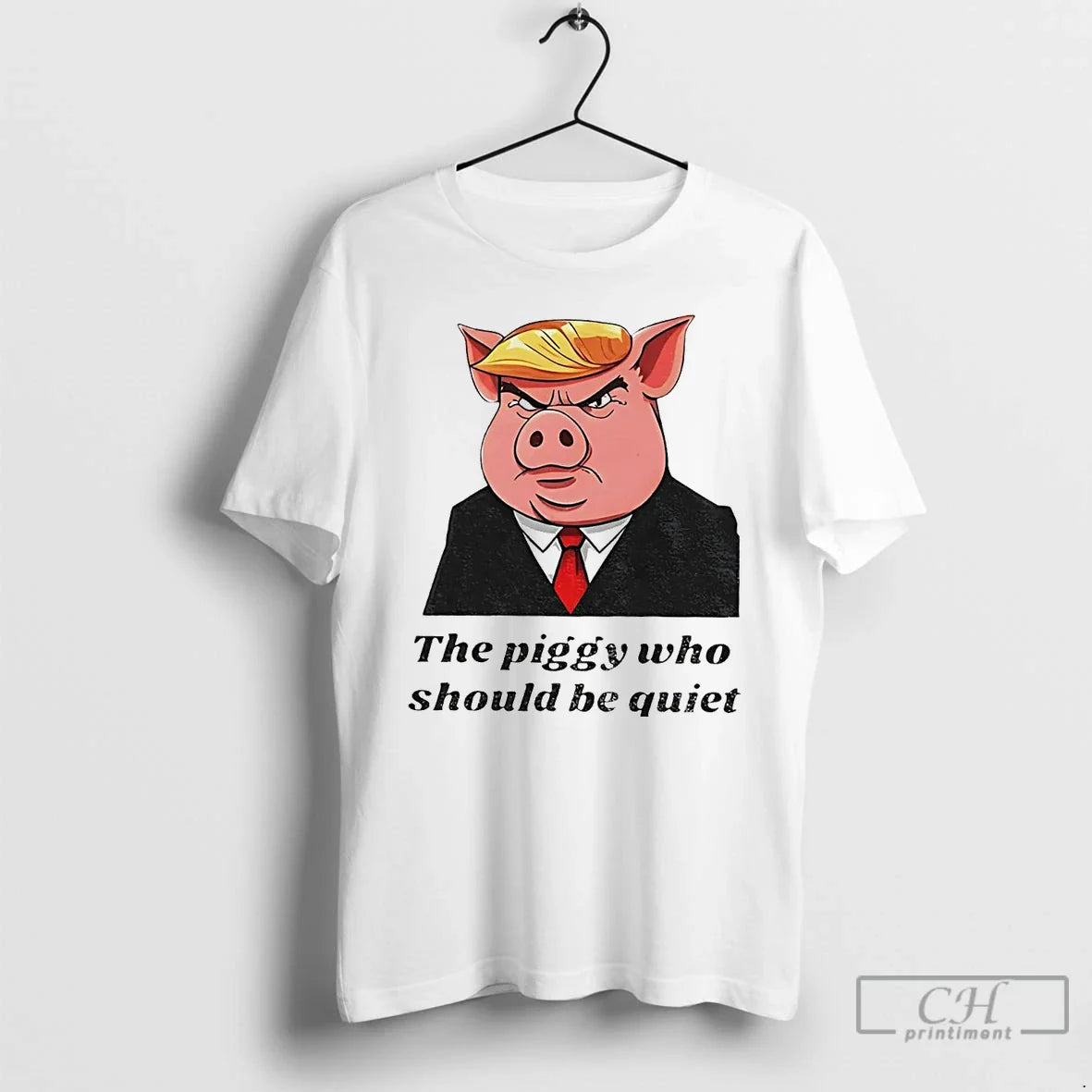 Premium Trump Piggy Who Should Be Quiet Sweatshirt Authentic Fashion