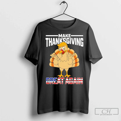 Premium Trump Turkey Make Us Thanksgiving Great Again Hoodie Unique