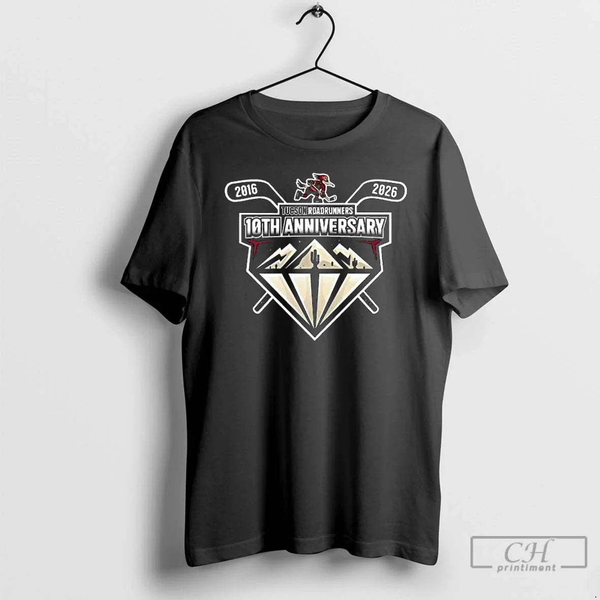 Premium Tucson Roadrunners 2025 10Th Anniversary Long Sleve T Shirts