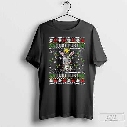 Premium Tuki Burrito Sabanero Ugly Latino Navidad Holiday Long Sleeve