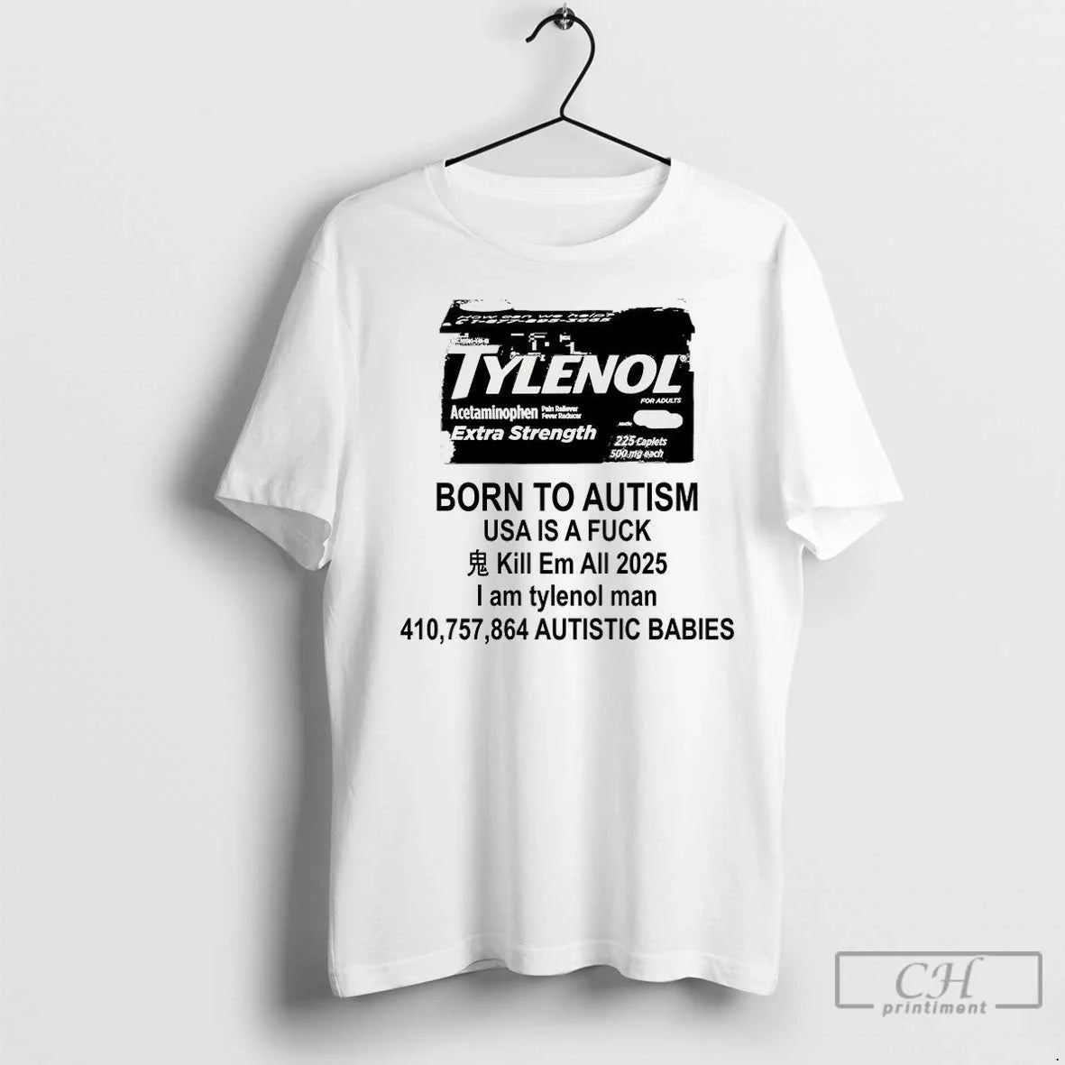 Premium Tylenol Born To Autism Hoodie Authentic Design