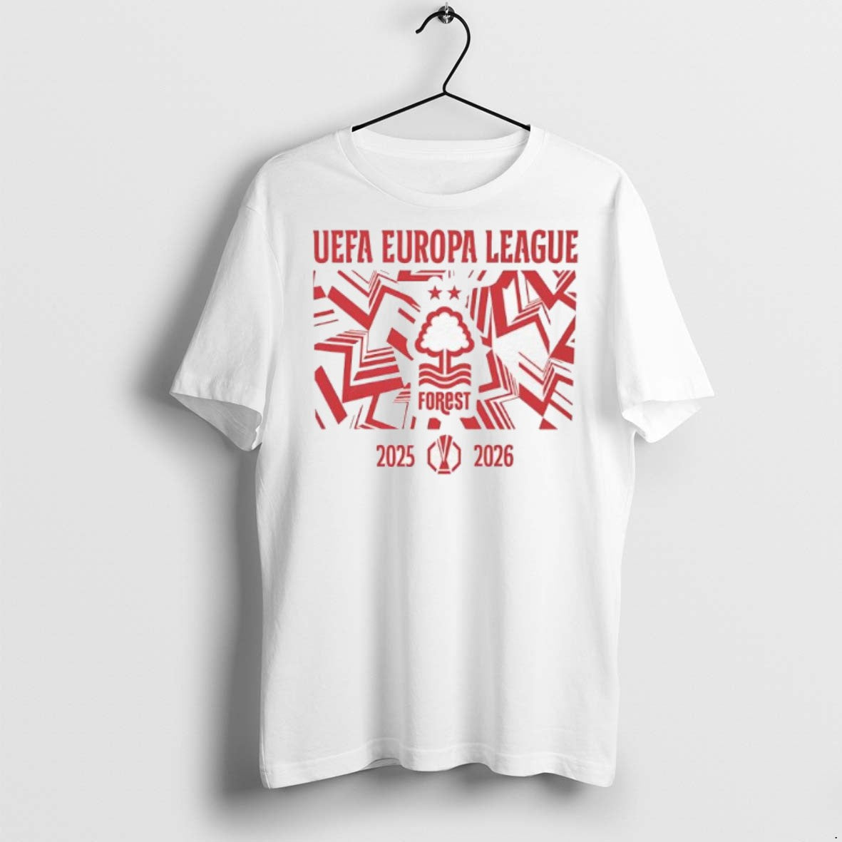 Premium Uefa Europa League 2025 2026 Forest Logo T Shirts Tee