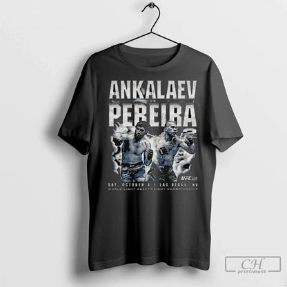Premium Ufc 320 Ankalaev Vs Pereira 2 Long Sleve TShirt Authentic Art